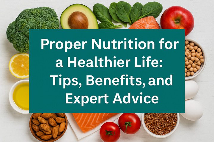 Proper Nutrition for a Healthier Life Tips, Benefits, and Expert Advice